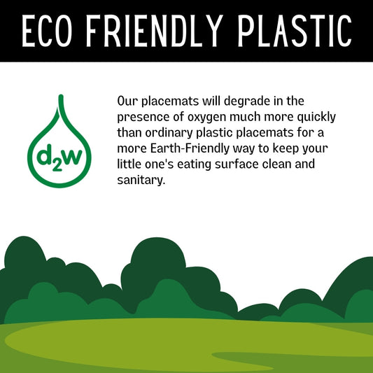 50 PACK  |  Eco-Friendly Disposable Placemats