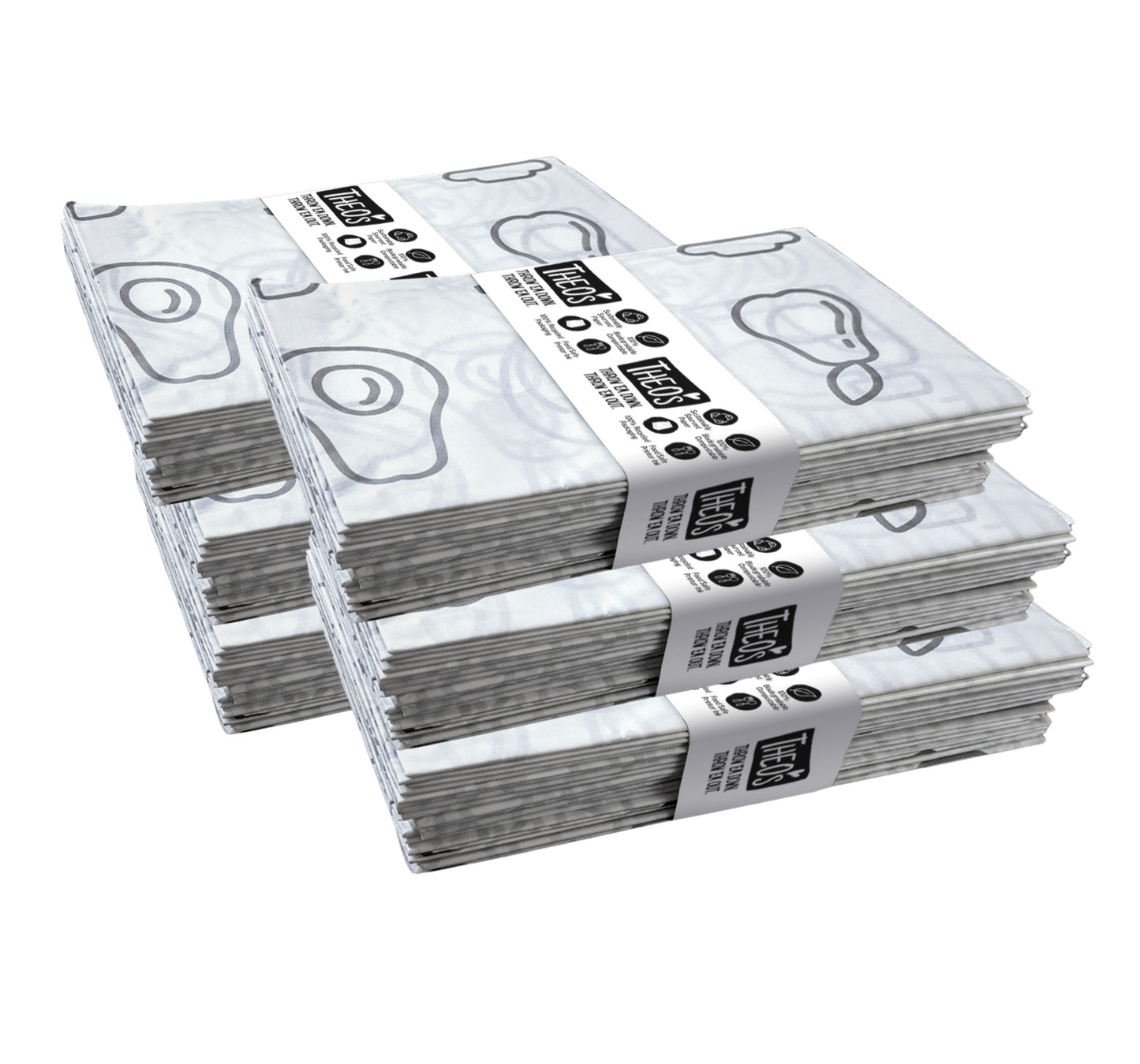 BUNDLE | 6 x 30 Pack | Eco-Friendly Disposable Splat Mats